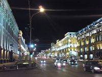Проспект Независимости вечером Проспект Независимости вечером