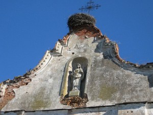Руины костела Вознесения Девы Марии. Фото А.Стельмаха