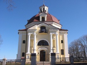 Мядель. Костел Девы Марии Шкаплерной, 1754 г.