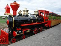 Сафари по железной дороге в зоосаде Сафари по железной дороге в зоосаде