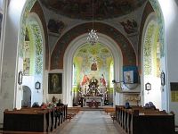 Солы. Интерьер костела Солы. Интерьер костела