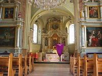 Интерьер древнего храма Интерьер древнего храма