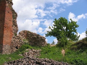 Руіны Княжацкай вежы замка