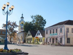 На главной площади Новогрудка