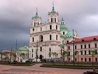 Гродно. Фарный костел (бывший иезуитский), 1703 г. Гродно. Фарный костел (бывший иезуитский), 1703 г.